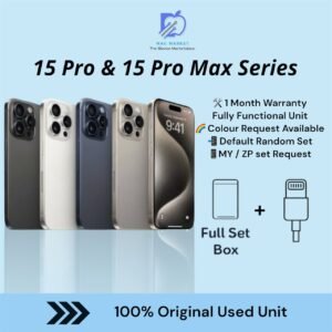 Apple iPhone 15 Pro & 15 Pro Max